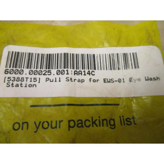 5388T15 Eyewash Pull Strap