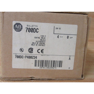 Allen Bradley 700DC-P400Z24 Relay 700DCP400Z24