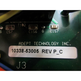 Adept Tech 10338-53005 Dual C Power Amplifier Mod 20338-53000 Rev.P_C - Used