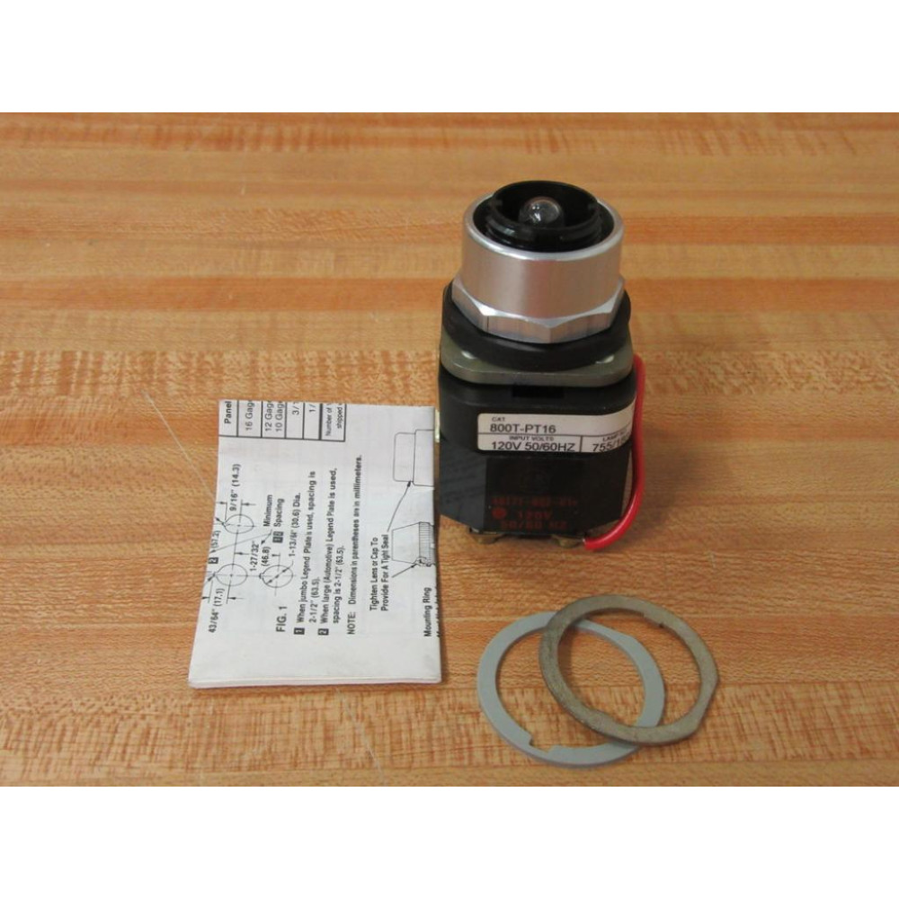 Allen Bradley 800T-PT16 Pushbutton 800TPT16 Series T - New No Box