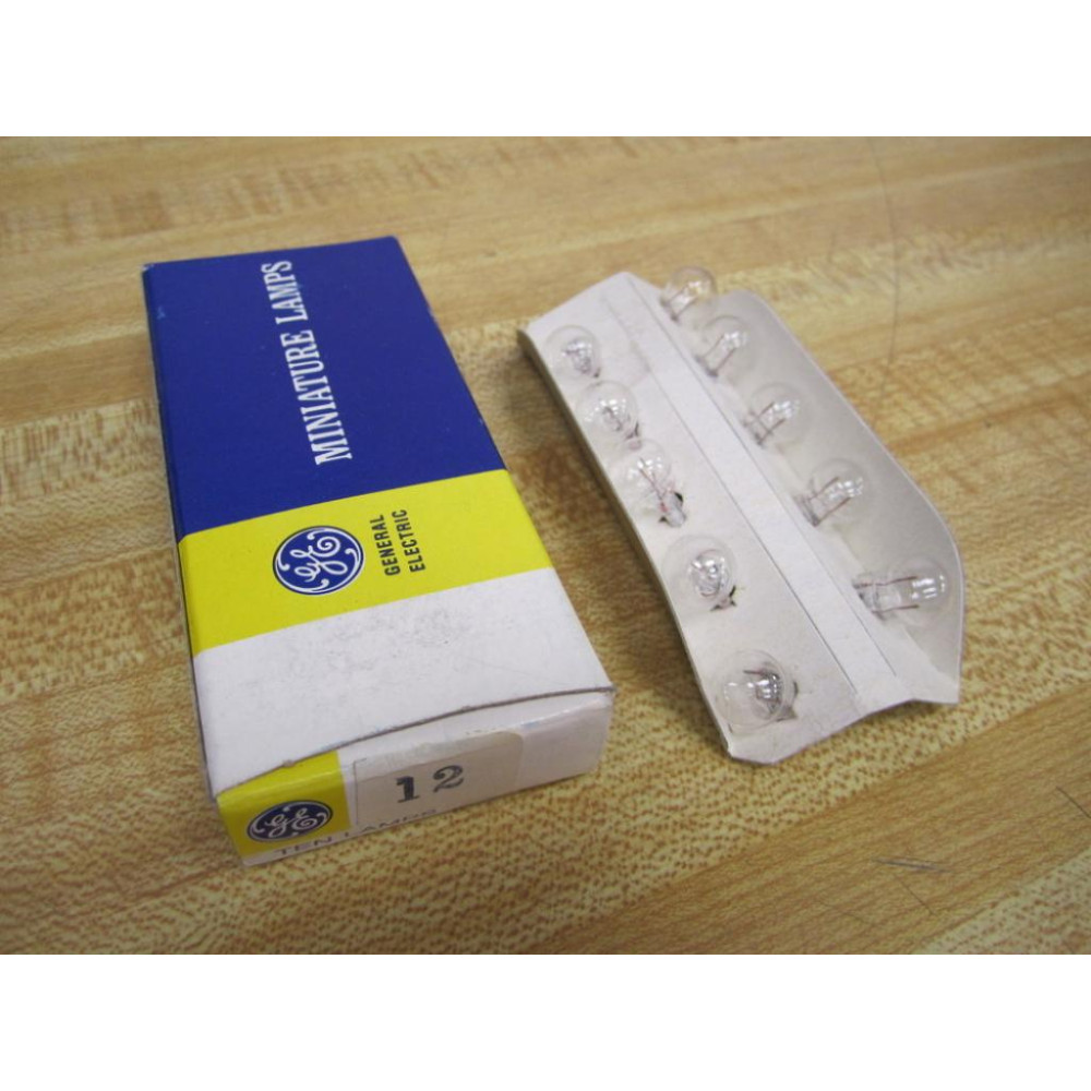 General Electric 12 GE Miniature Bulb Lamp MPL410AA (Pack of 10)