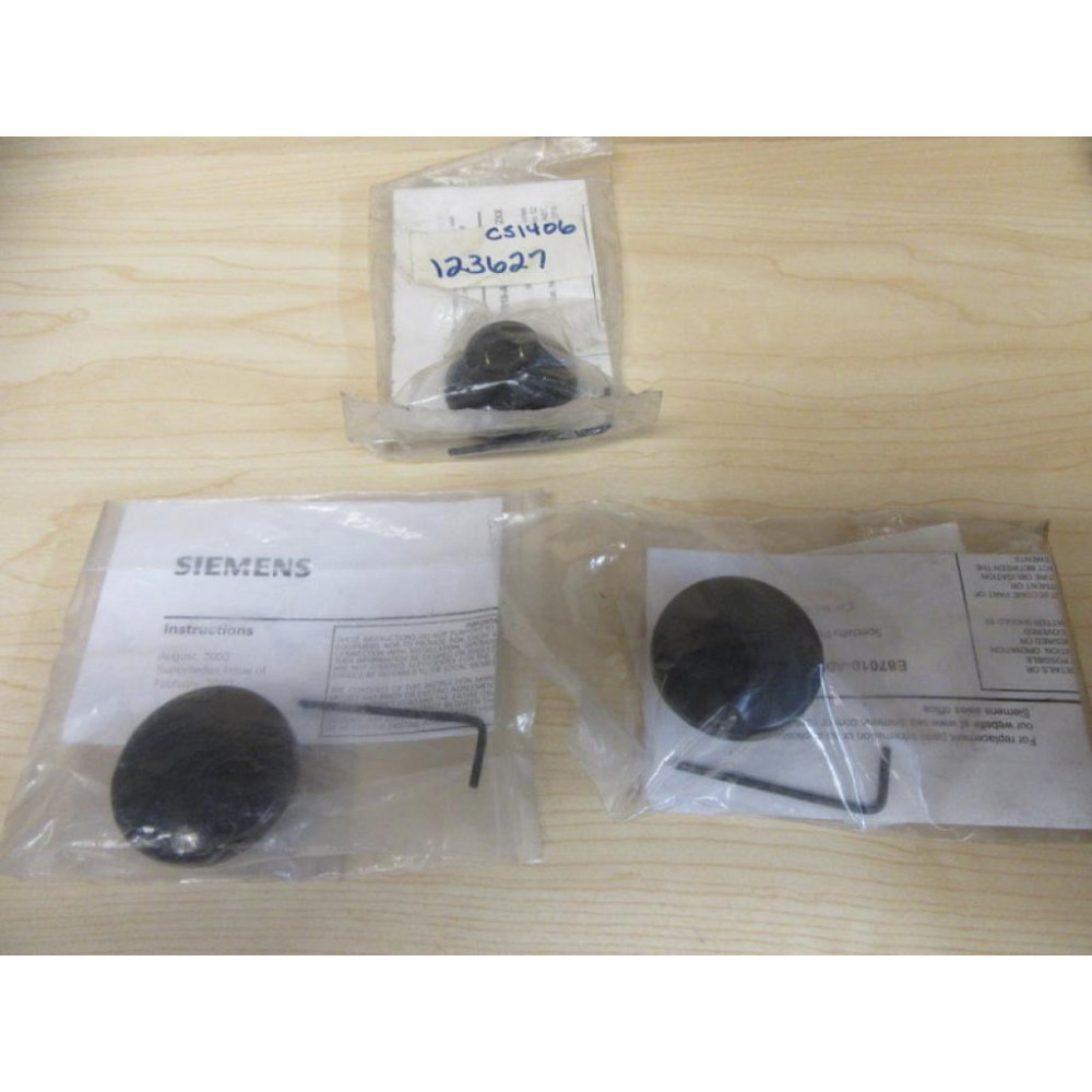 Siemens 52RB3D1 Mushroom Head Black (Pack of 3)
