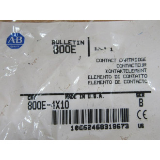 Allen Bradley 800E-4X10 Contact Block 800E4X10