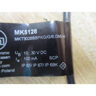 IFM Efector MKT3028BBPKGG6.0M-H Cylinder Sensor MK5128 - New No Box