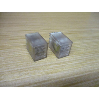 Potter & Brumfield KHU-17D12-24V DC Relay KHU17D1224VDC 3 AMP (Pack of 2) - Used