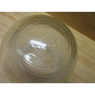 General Electric H2000-GN Small Glass Globe H2000GN Round Top - New No Box