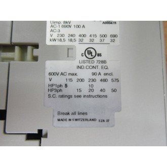 Allen Bradley 100-C60DJ10 Contactor 100C60DJ10 - New No Box