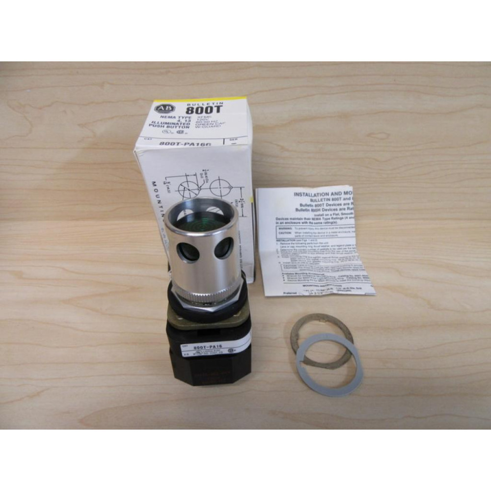 Allen Bradley 800T-PA16G Button W40171-002-01, 800T-XA