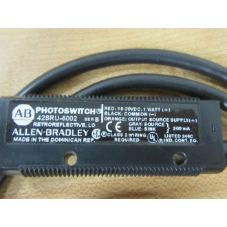 Allen Bradley 42SRU-6002 Photoelectric Sensor 42SRU6002