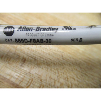 Allen Bradley 889D-F8AB-30 Cordset 889DF8AB30 Ser. B - Used
