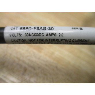 Allen Bradley 889D-F8AB-30 Cordset 889DF8AB30 Ser. B - Used