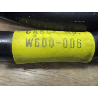 Schneider Modicon W600-006 Cable Assembly AS-W600-006 - Used