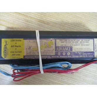 Advance Transformer R-140-TP Ballast R140TP - New No Box