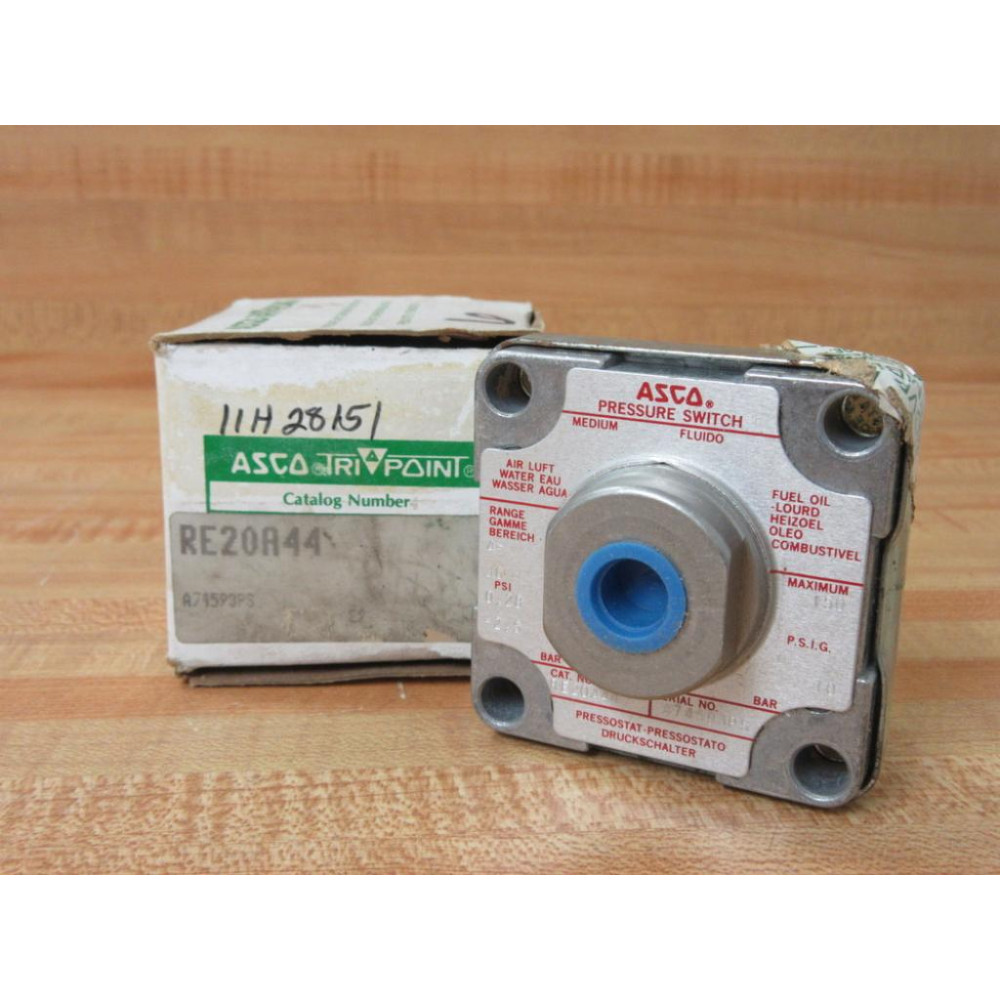Asco RE20A44 Pressure Switch