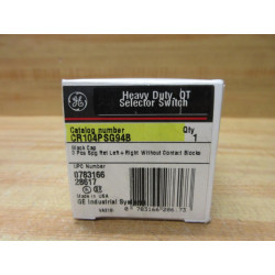 General Electric CR104PSG94B 3-Pos. Switch GE EMPTY BOX ONLY!