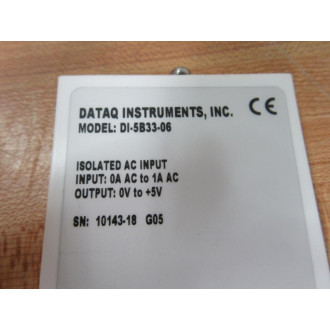 Dataq Instruments DI-5B33-06 Isolated True RMS Input Module DI-5B33 - New No Box