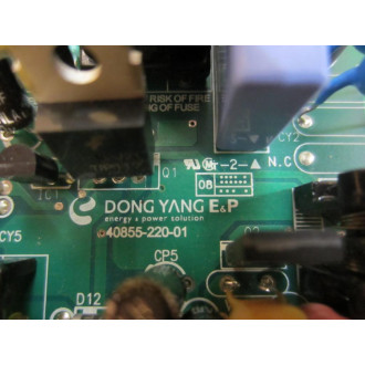 Dong Yang E&P 40855-220-01 Power Suply Bd ML-1000 - Used