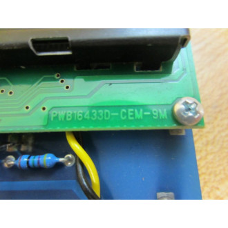 QSI QTERM-S Circuit Bd wLCD Displaly PWB16433D-CEM-9M - Used