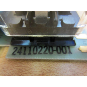 24001165-002 Power Board 24001165002 w24VDC Relay - Used