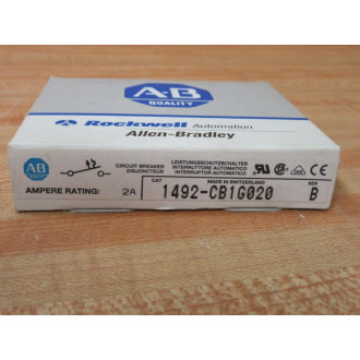 Allen Bradley 1492-CB1G020 Circuit Breaker 1492CB1G020 2A Series B