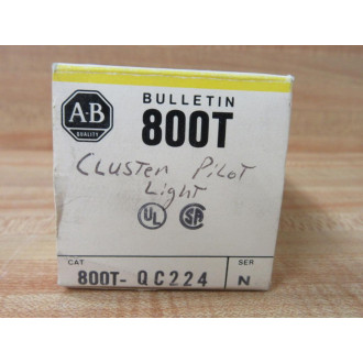 Allen Bradley 800T-QC224XRXG Cluster Pilot Light