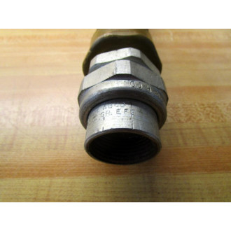 Crouse & Hinds ECLK 312 Flexible Conduit Coupling ECLK312 Brass - Used