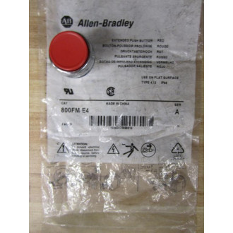 Allen Bradley 800FM-E4 Red Button 800FME4
