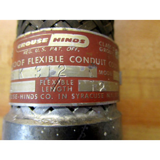Crouse & Hinds ECLK 312 Flexible Conduit Coupling ECLK312 CDF - Used