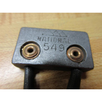 National Carbon 549 Carbon Brush 34" (Pack of 2) - New No Box