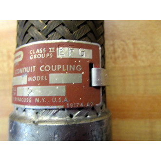 Crouse & Hinds ECLK 312 Flexible Conduit Coupling ECLK312 CDF - Used