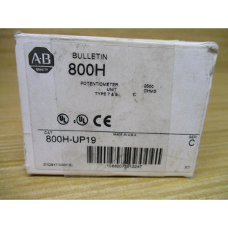 Allen Bradley 800H-UP19 Potentiometer 800HUP19