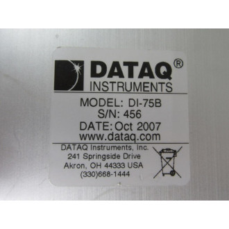 Dataq Instruments DI-75B Data Logger DI75B - Used