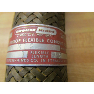 Crouse & Hinds ECLK 312 Flexible Conduit Coupling ECLK312 ABCDEFG - Used