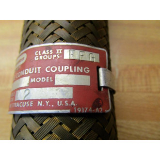 Crouse & Hinds ECLK 312 Flexible Conduit Coupling ECLK312 ABCDEFG - Used