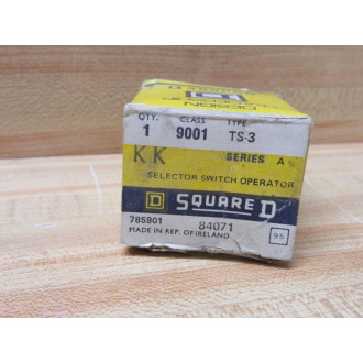 Square D 9001-TS3 Selector Switch 90001TS3