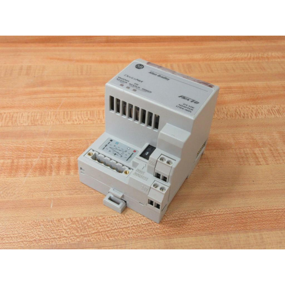 Allen Bradley 1794-ADN DeviceNet Adapter 1794ADN Ser B Rev A01 FW Rev J - Used