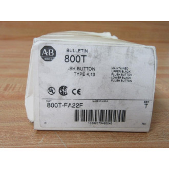 Allen Bradley 800T-FA22F Maintained Pushbutton 800TFA22F