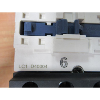 Telemecanique LC1 D40004 F7 Schneider Contactor LC1D40004F7 - Used
