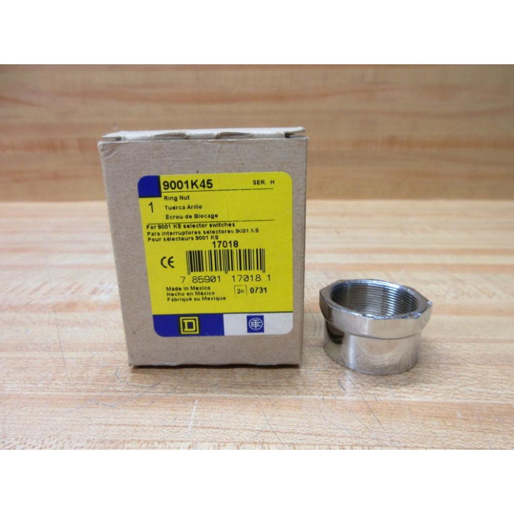 Square D 9001-K45 Pushbutton Ring Nut 9001K45