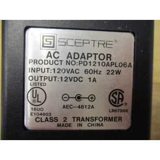 Sceptre PD1210APL06A AC Adapter - New No Box