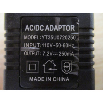 YT35U0720250 ACDC Adapter - New No Box