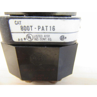 Allen Bradley 800T-PAT16R Push Button Switch - Used