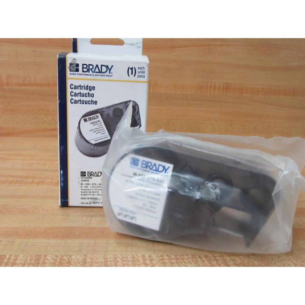 Brady M-250-075-342 Permasleeve Polyolefin Cartridge 131610 80Roll Brady M-250-075-342 Permasleeve Polyolefin Cartridge 131610 80Roll