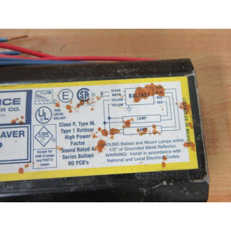 Advance Transformer R-2S40-1-TP Ballast R2S40TP Surface Rust