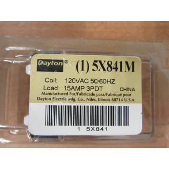 Dayton 5X841M Relay 15Amp