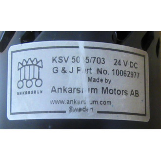 Ankarasrum Motors AB KSV 5035703 Geared Motor WEncoder WO Choke - New No Box