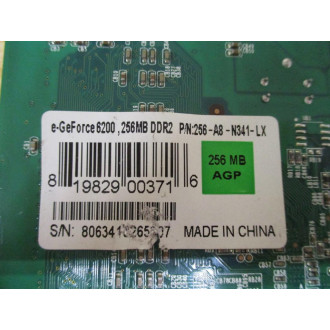EVGA 256-A8-N341-LX e-GeForce 6200 Video Card 256A8N341LX - Used