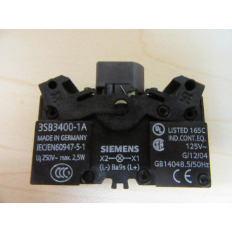 Siemens 3SB3 204-6AA20 Red 3SB32046AA20 wBase - New No Box