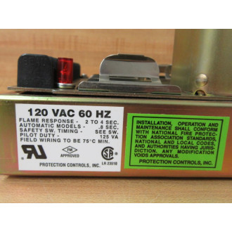 Protection Controls 7256 B10NRH Protectofier 7256B10NRH - New No Box