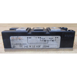 Eupec TT142N12KOF22H6 Thyristor Power Block - Used